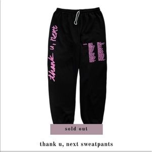 Ariana Grande Thank u, next Sweetener Tour Sweat Pants